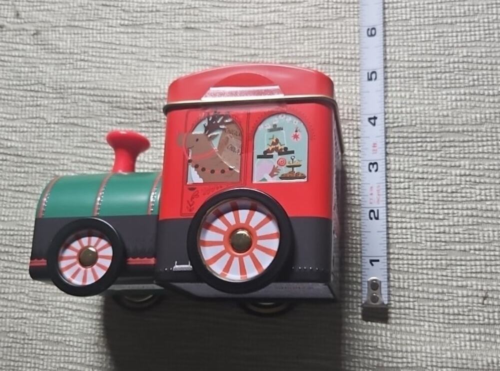 New Marks And Spencer Christmas Hot Chocolate Train Tin M&S Empty